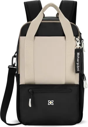 Sherpani Camden, Convertible Backpack, 3 in 1 Tote Bag, Women Crossbody Bag, Cross Body Purse, 21L Travel Backpack, Travel Gifts for Mothers Day 2025, RFID Protection, Fits 15 Laptop (Con Leche)