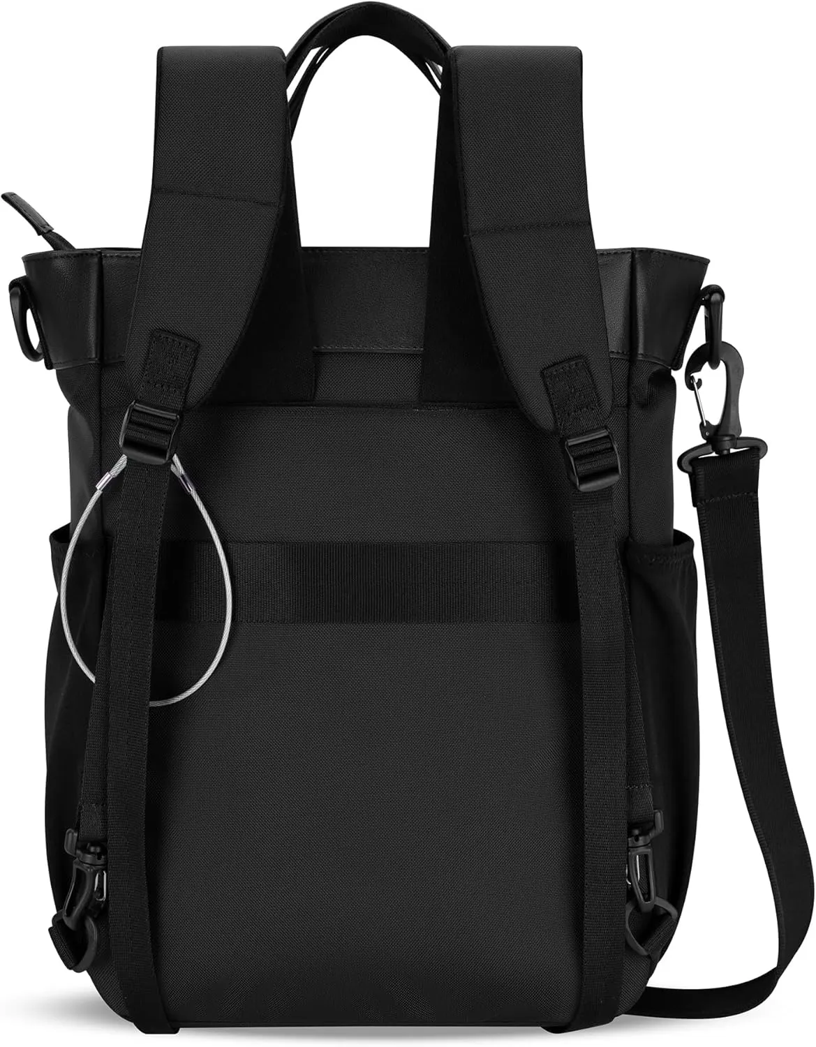 Sherpani Soleil, Anti Theft Convertible Backpack, 3 in 1 Tote Bag, Crossbody Bag, Cross Body Purse, 18L Travel Backpack, Travel Gifts for Women, RFID Protection, Fits 15 Laptop (Indigo)