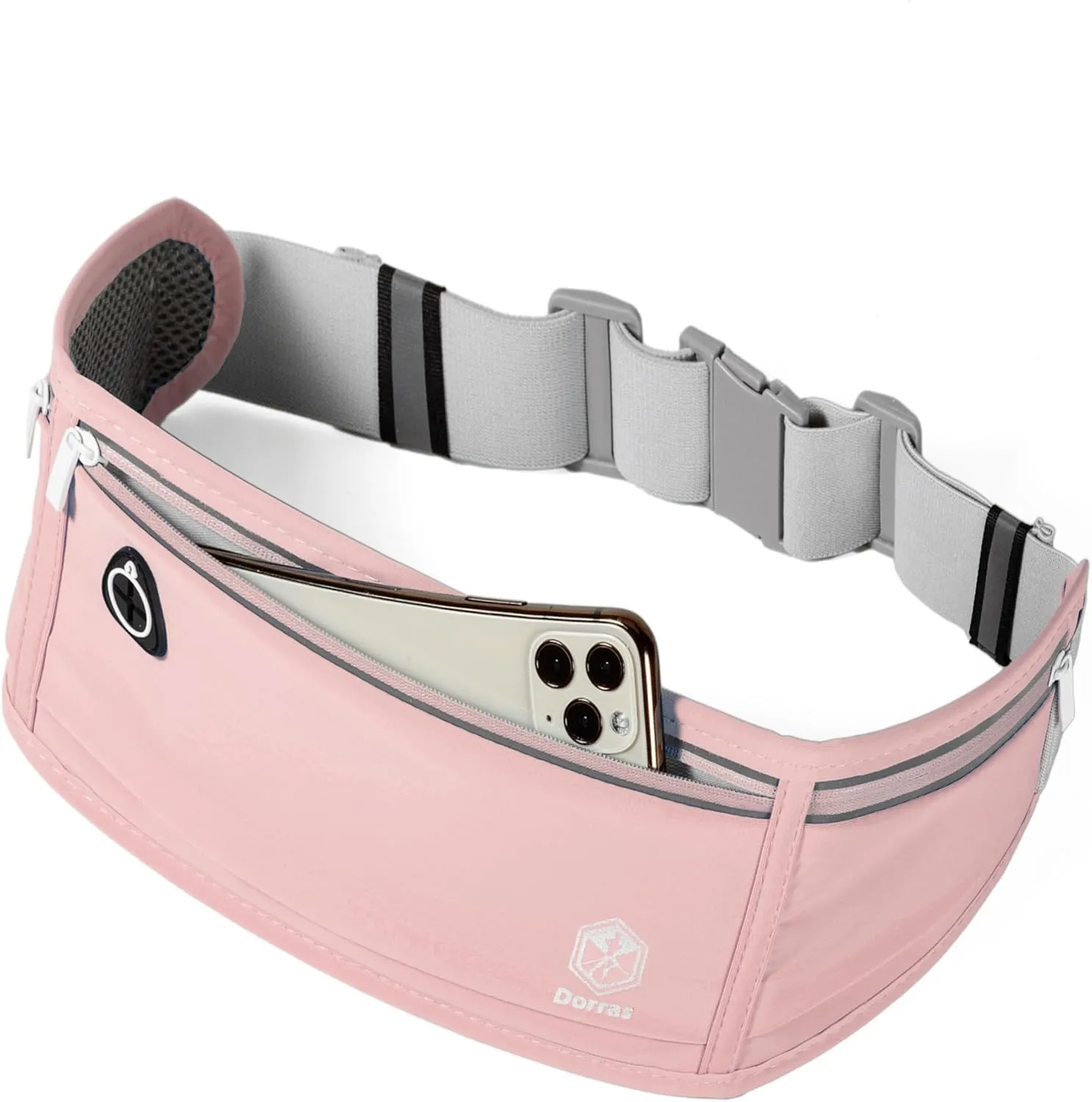 Slim Running Belt Fanny Pack for Women & Men, Running Phone Holder Runners Belt Waist Pack Bag for Running Hiking Sports