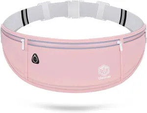 Slim Running Belt Fanny Pack for Women & Men, Running Phone Holder Runners Belt Waist Pack Bag for Running Hiking Sports