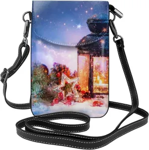 Small Crossbody Bag For Women,Leather Phone Purse Women'S Shoulder Handbags Wallet Purse -Leopard Print