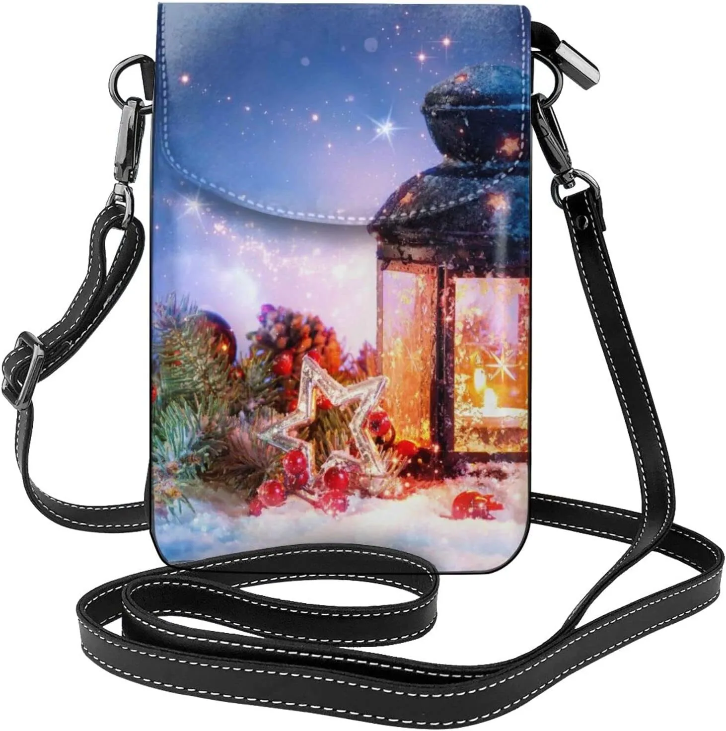 Small Crossbody Bag For Women,Leather Phone Purse Women'S Shoulder Handbags Wallet Purse -Leopard Print