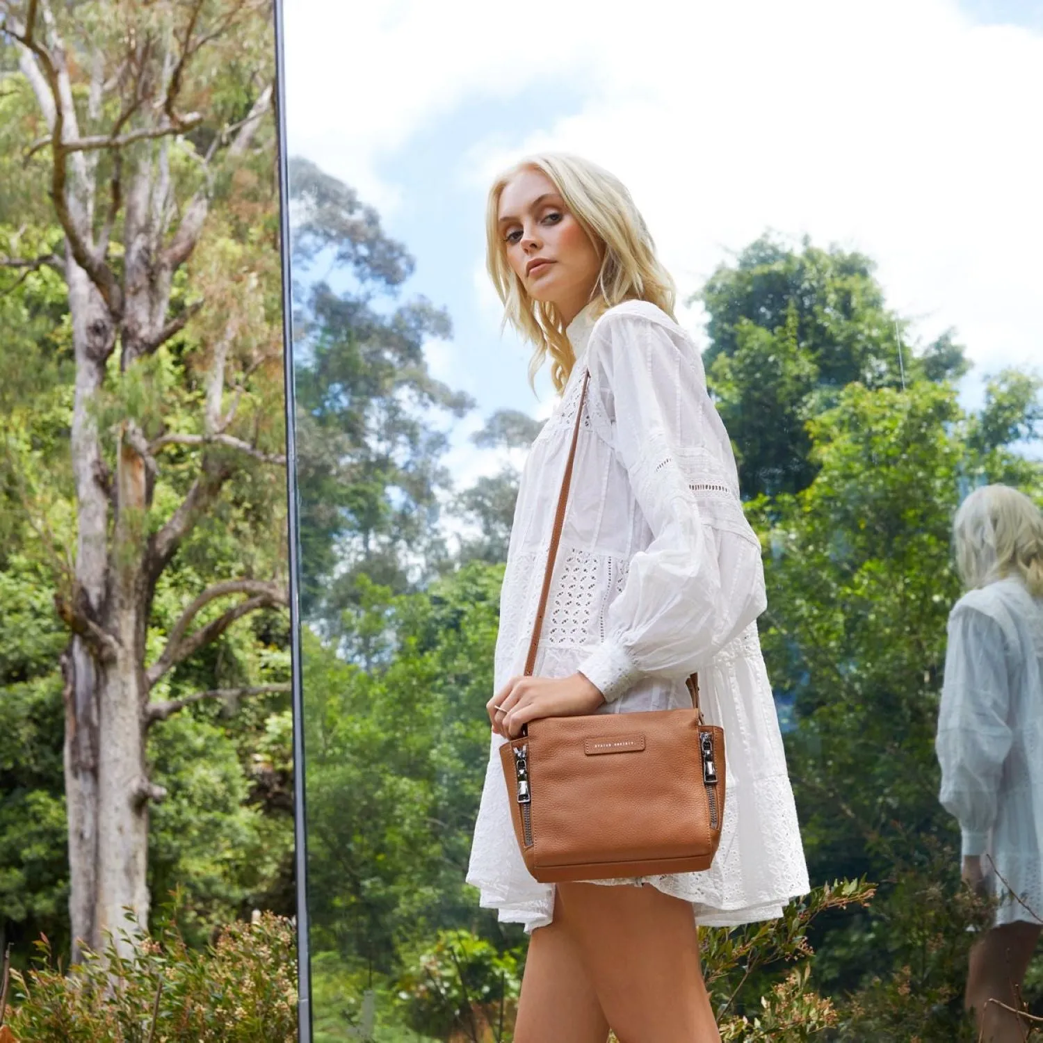Status Anxiety Succumb Italian Leather Crossbody