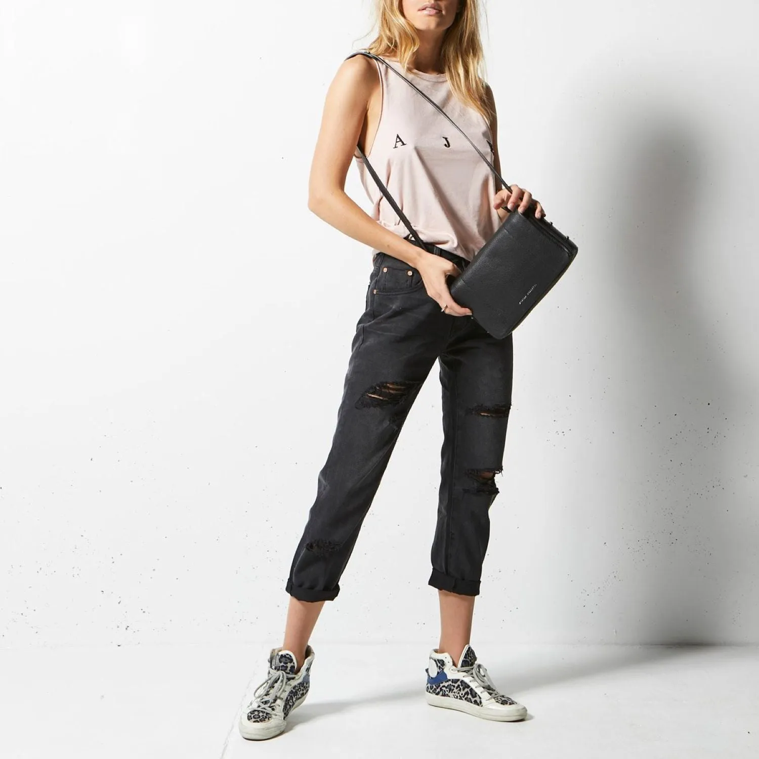 Status Anxiety Succumb Italian Leather Crossbody