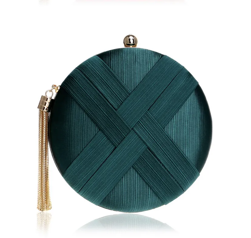 Tassel Metal Small Clutch
