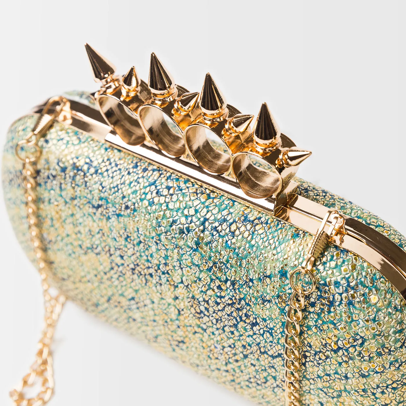The Gold Shine Clutch Gerald Bags