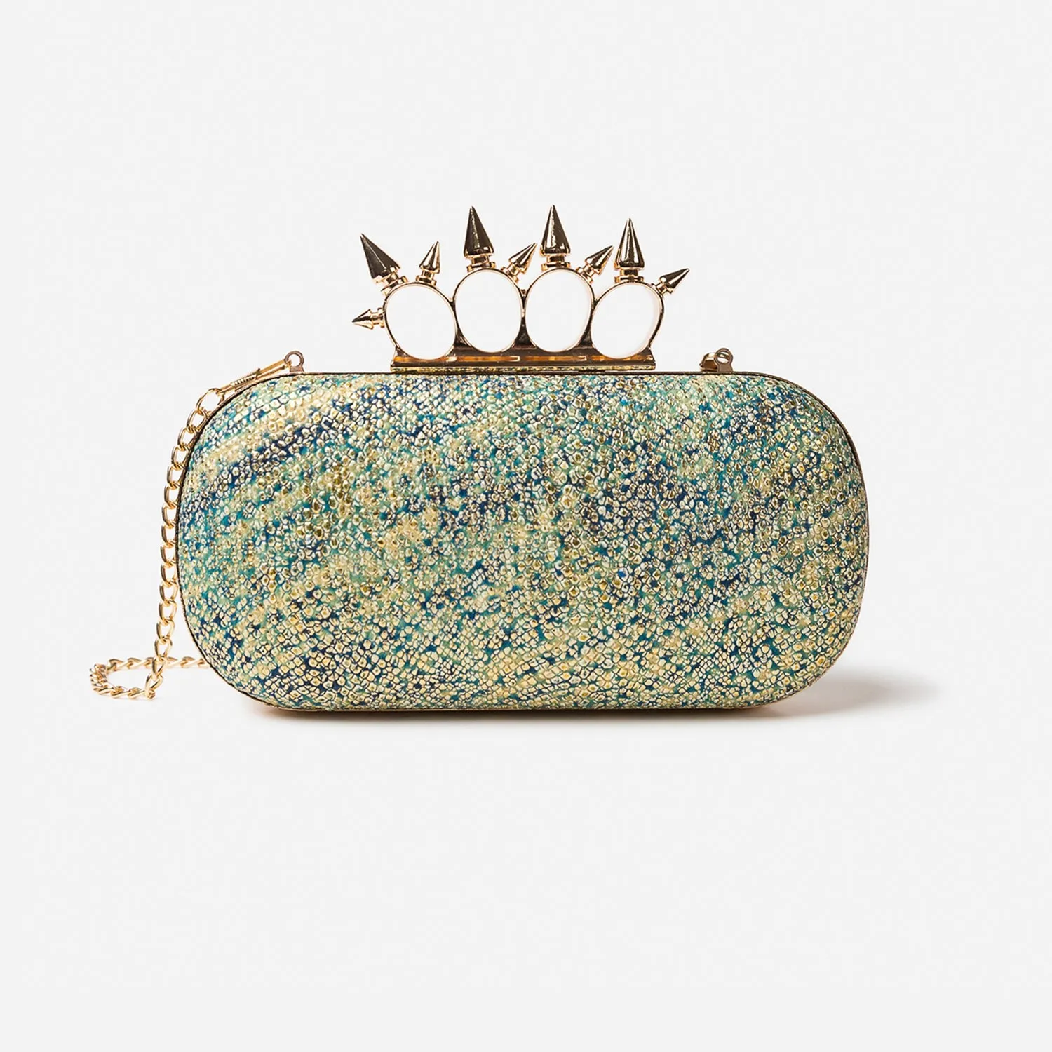 The Gold Shine Clutch Gerald Bags
