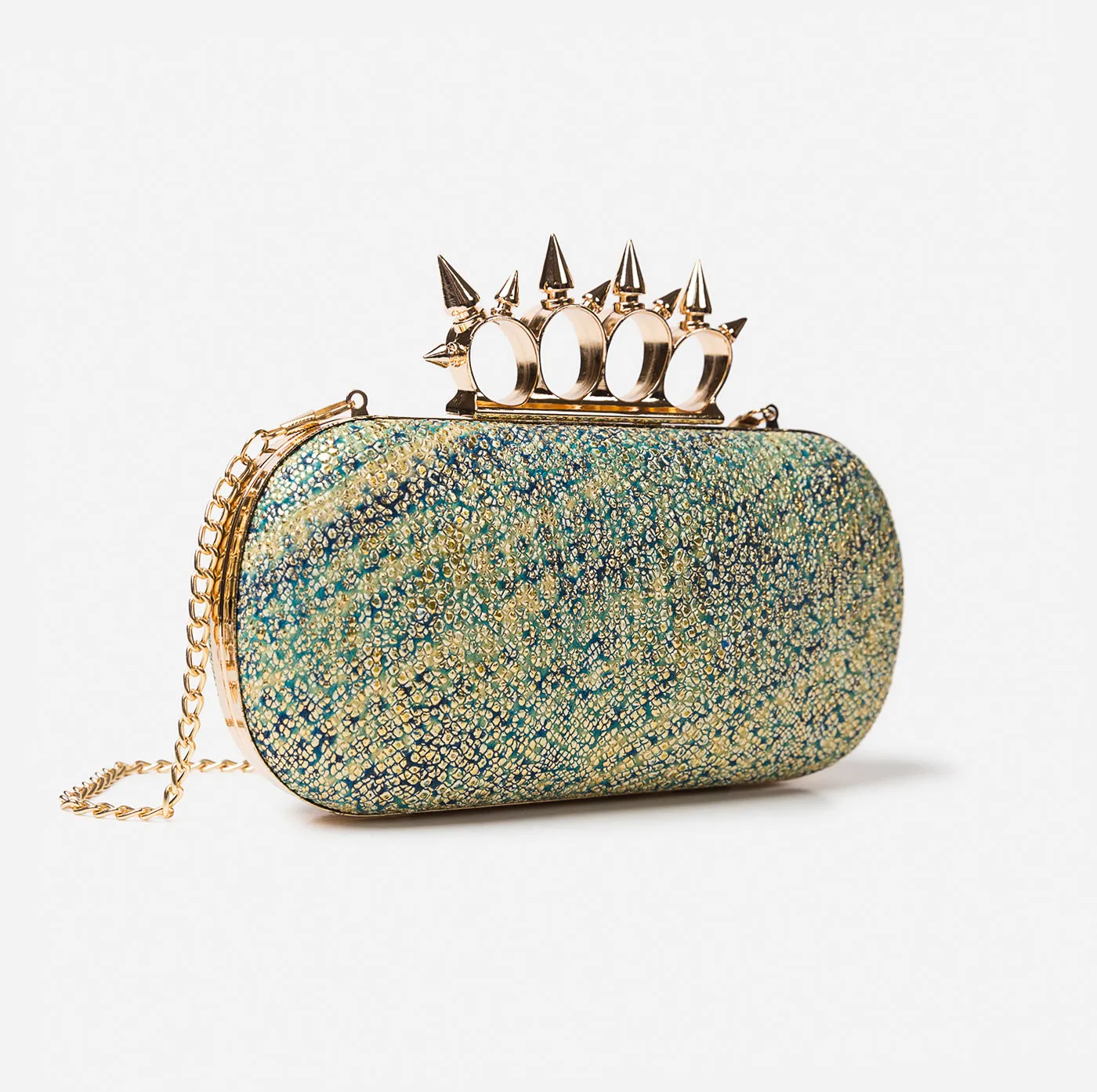 The Gold Shine Clutch Gerald Bags