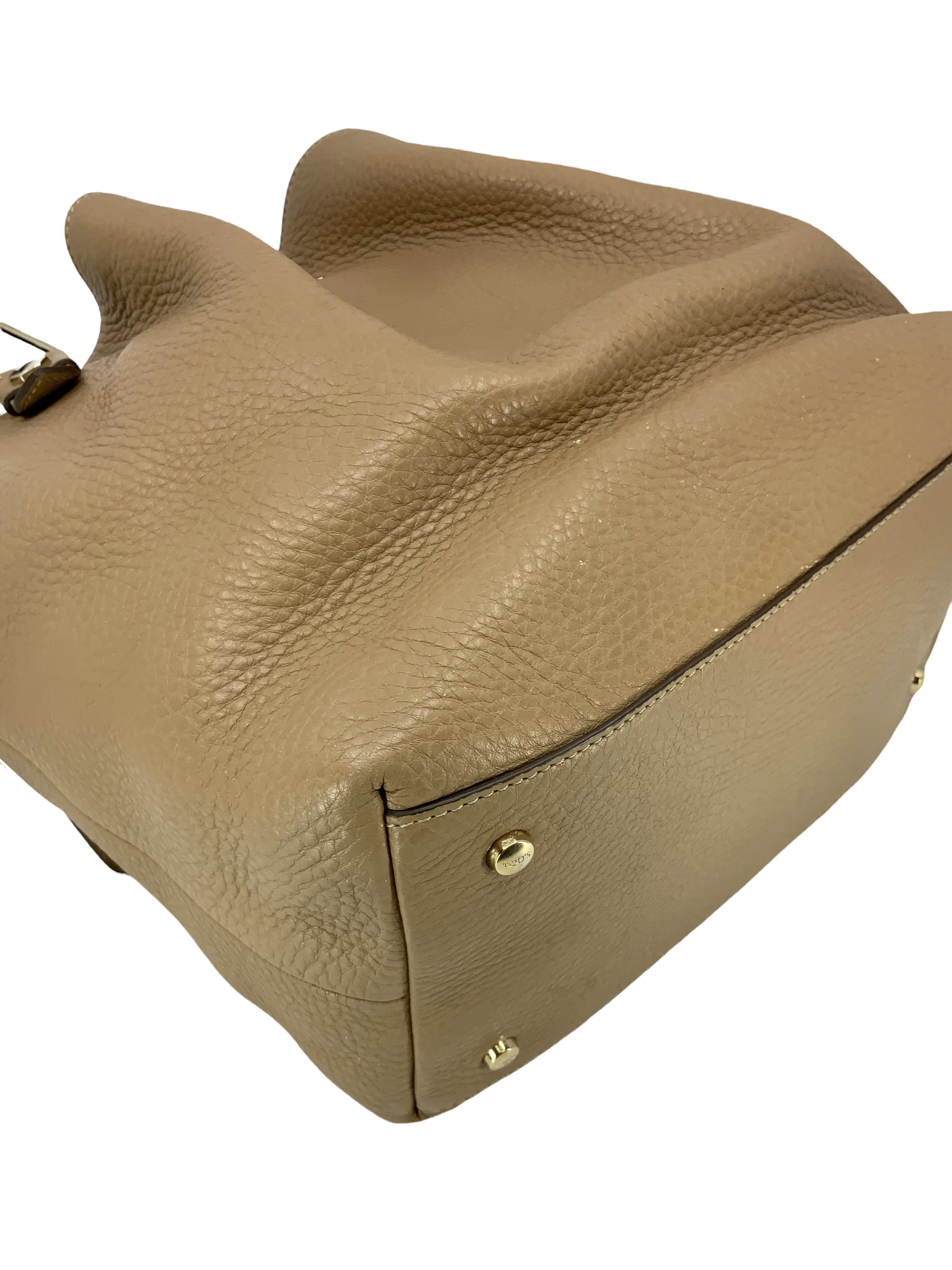 Tod's Small Flower Leather Tote Bag