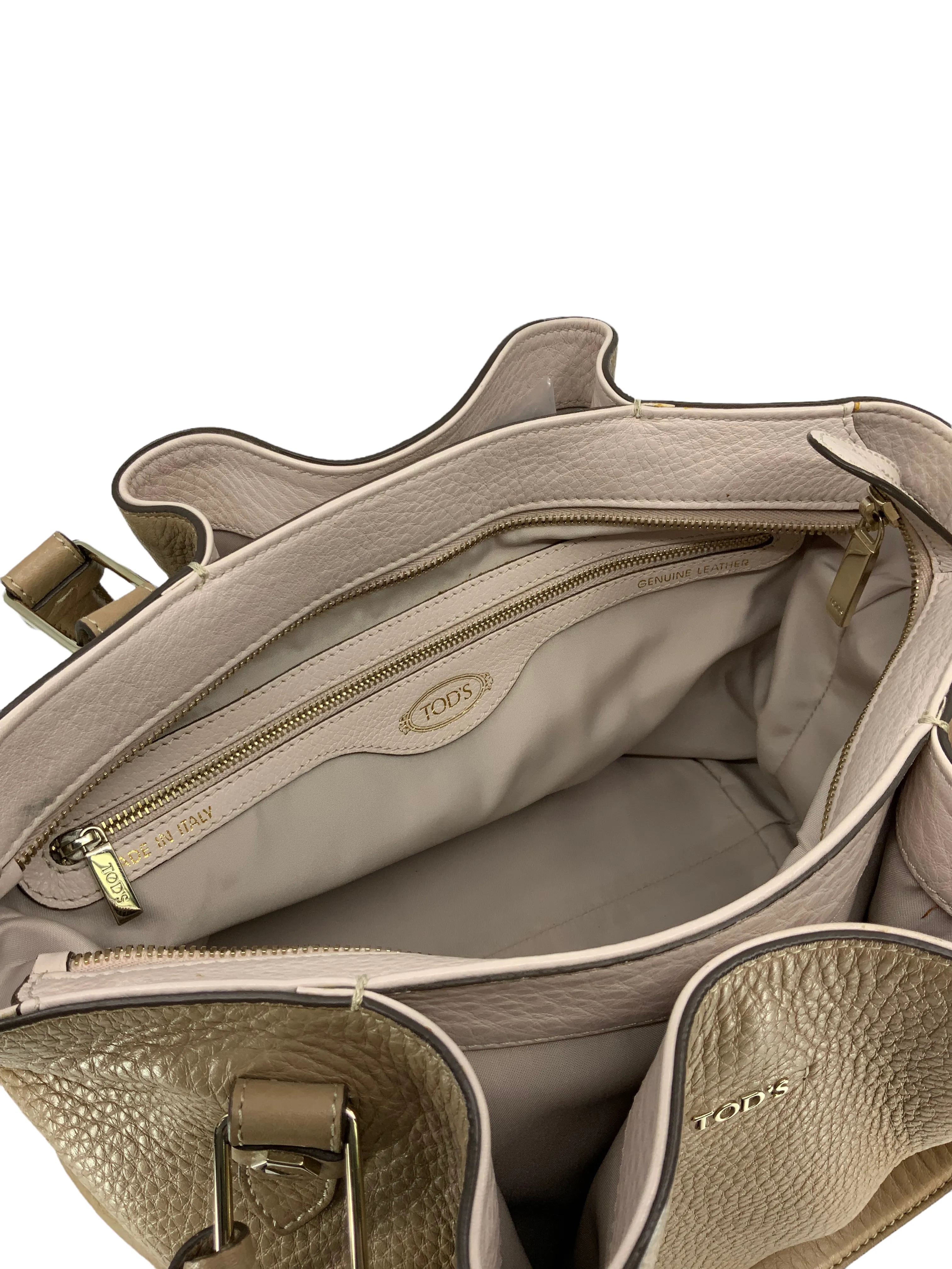 Tod's Small Flower Leather Tote Bag