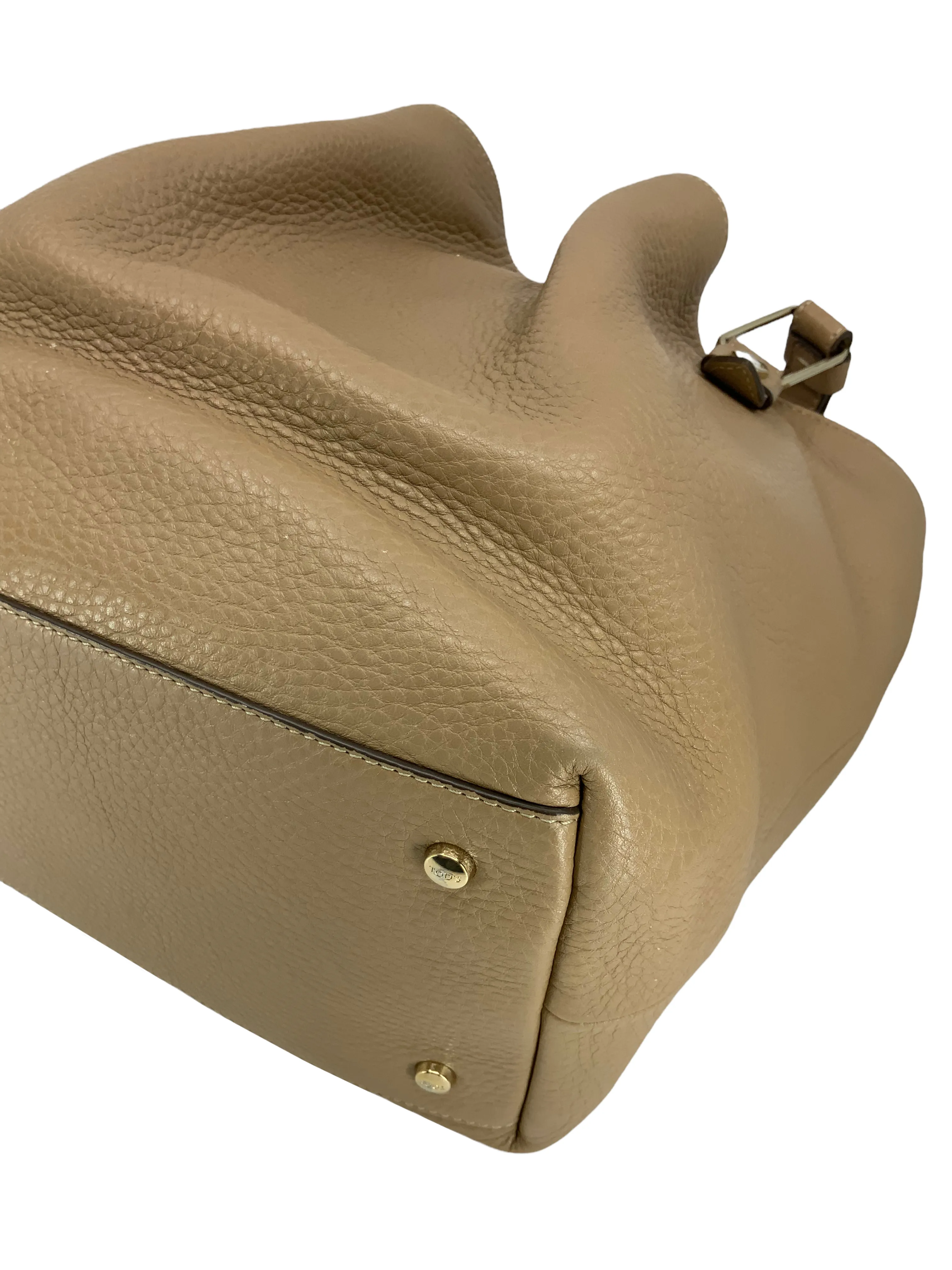 Tod's Small Flower Leather Tote Bag