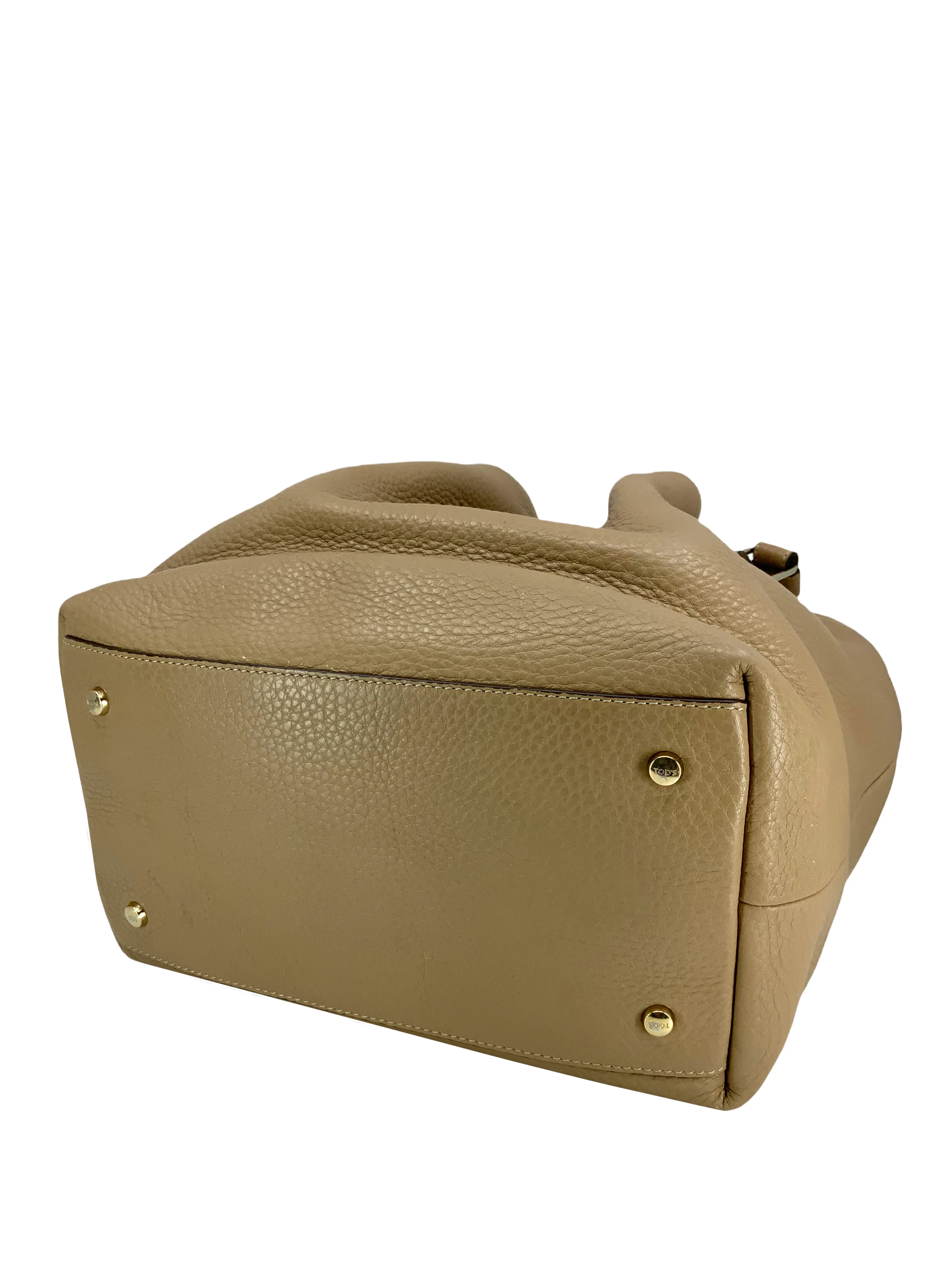 Tod's Small Flower Leather Tote Bag