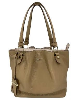 Tod's Small Flower Leather Tote Bag