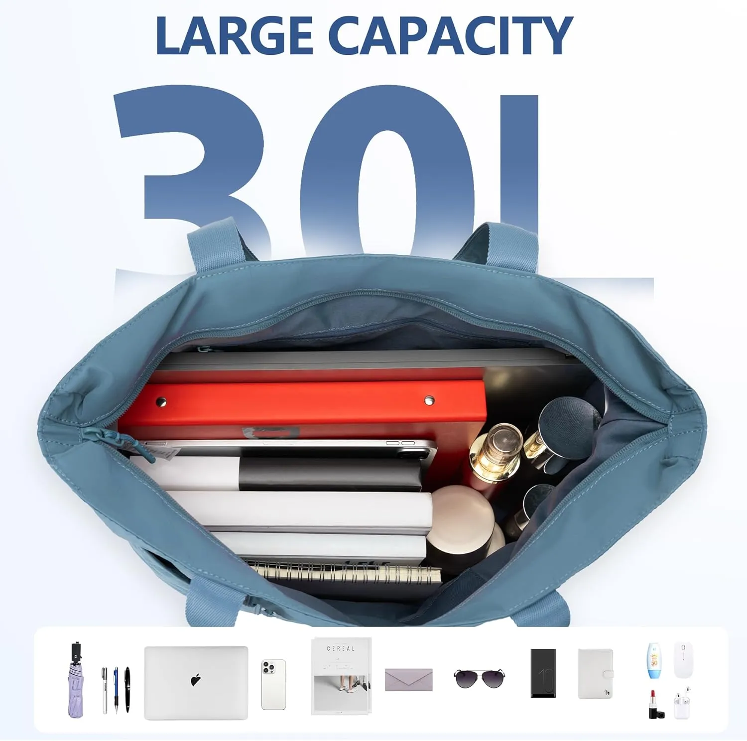 Tote Bag for Women,Large Handbag with Laptop Compartment, Shoulder Bag for Travel, Tote Bags for Work and Everyday