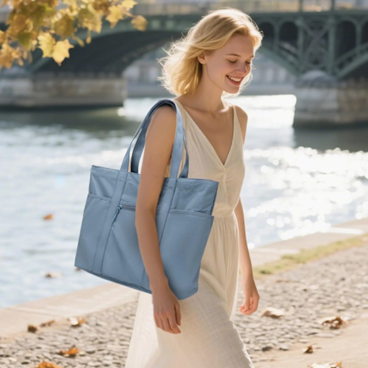 Tote Bag for Women,Large Handbag with Laptop Compartment, Shoulder Bag for Travel, Tote Bags for Work and Everyday