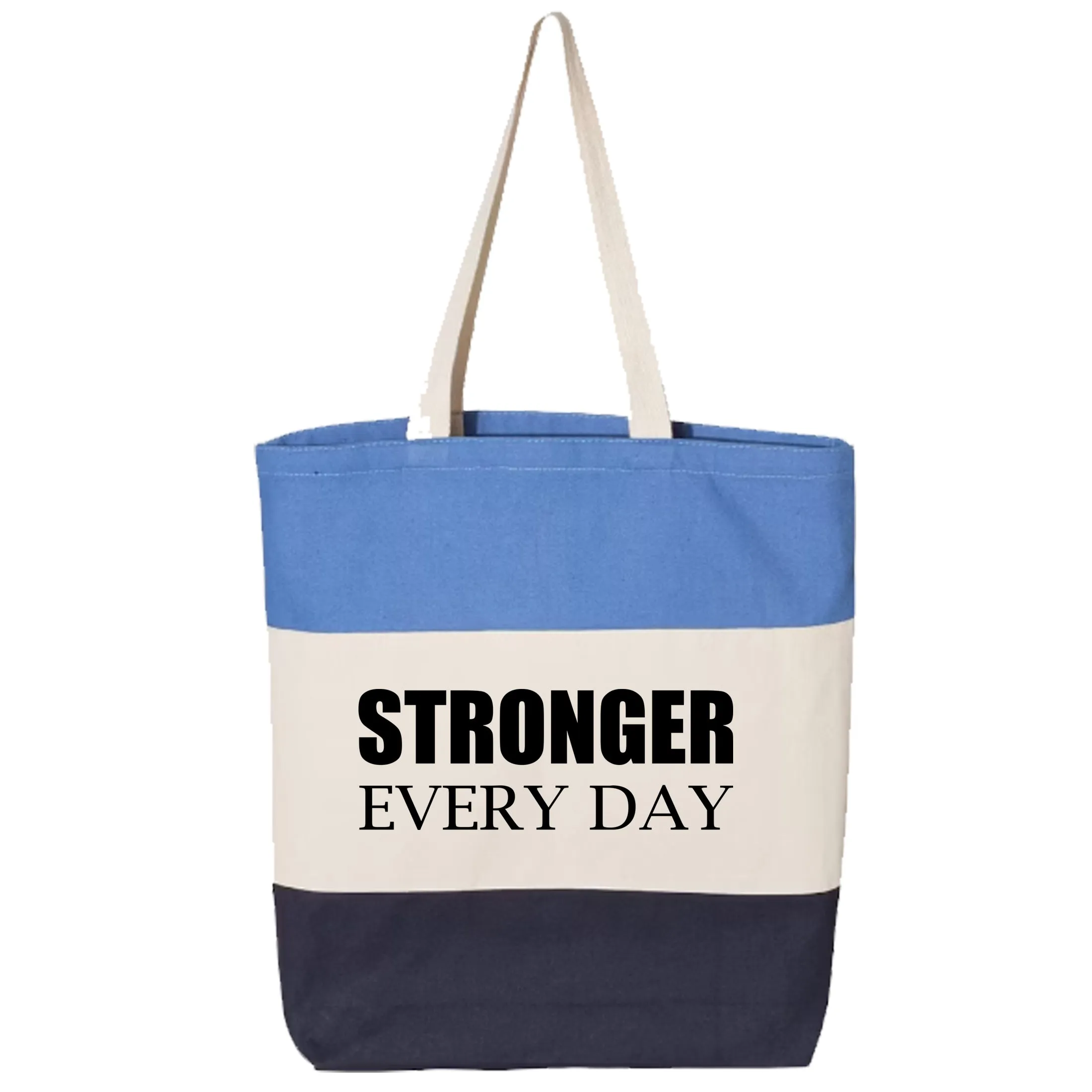 Tote Bags | STRONGER EVERY DAY (Block)