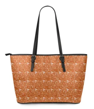 Veterinary Technician Large PU Faux Leather Tote Bag