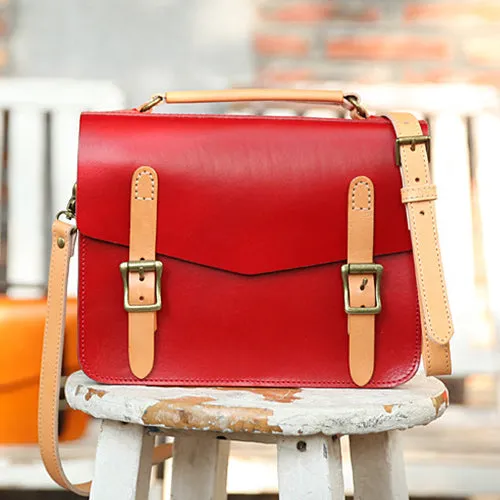Women's Leather Satchel Bags Purses