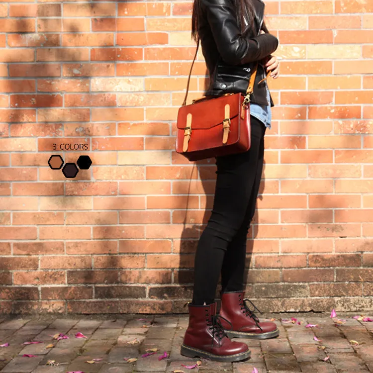 Women's Leather Satchel Bags Purses