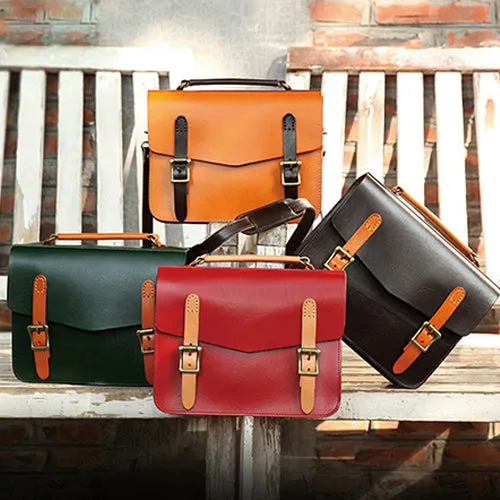 Women's Leather Satchel Bags Purses