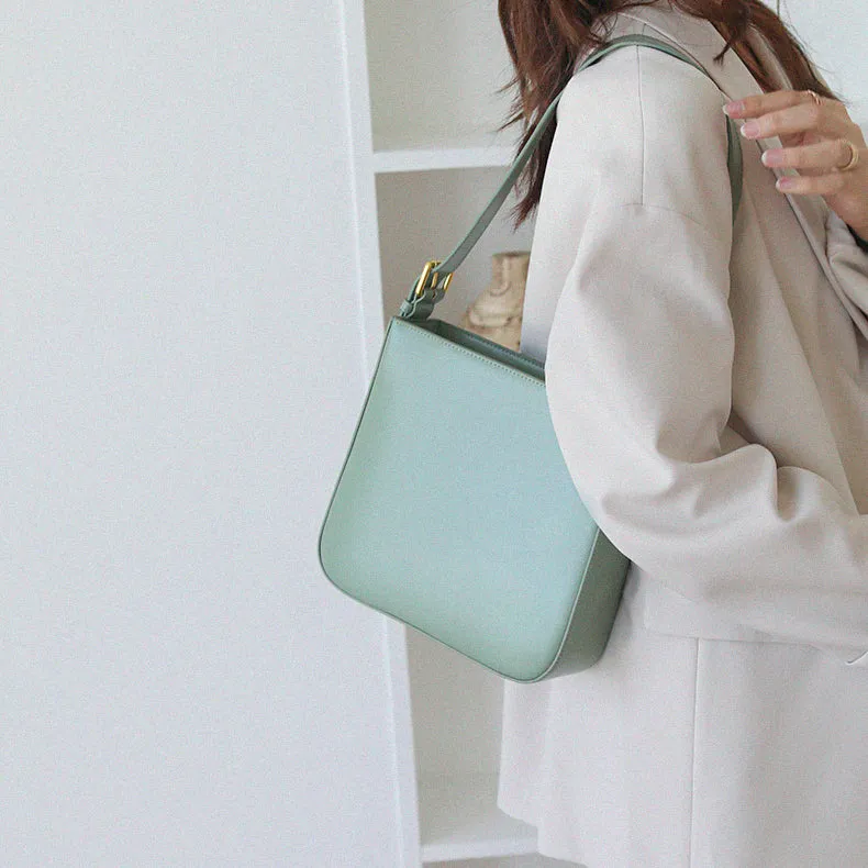 Womens Leather Underam Satchel Bags