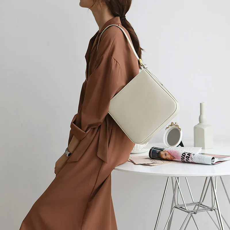 Womens Leather Underam Satchel Bags